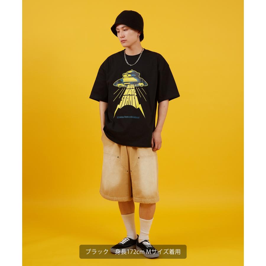 カットソー メンズ SIDEWAY STANCE サイドウェイスタンス 半袖 Tシャツ  UFO プリント アメカジ カジュアル Y2K ストリート 90s レトロ 韓国 | improves | 07