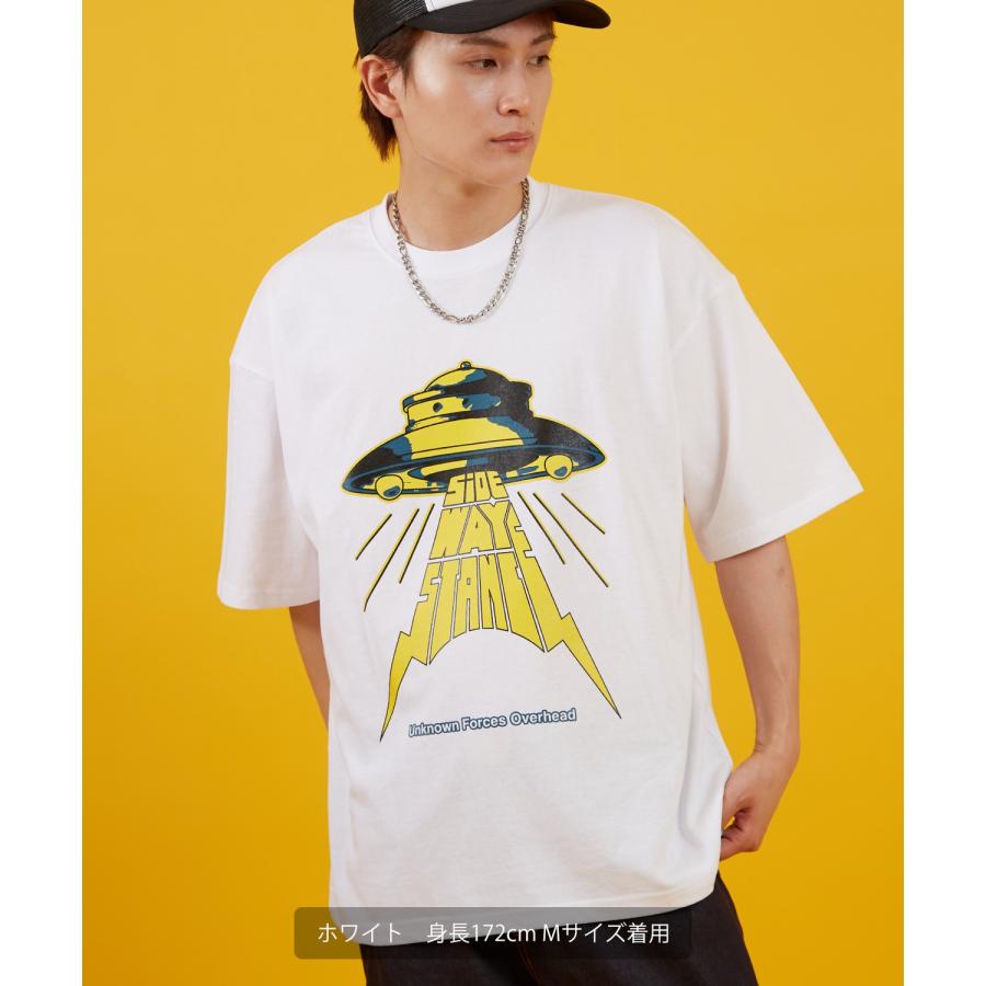 カットソー メンズ SIDEWAY STANCE サイドウェイスタンス 半袖 Tシャツ  UFO プリント アメカジ カジュアル Y2K ストリート 90s レトロ 韓国 | improves | 08