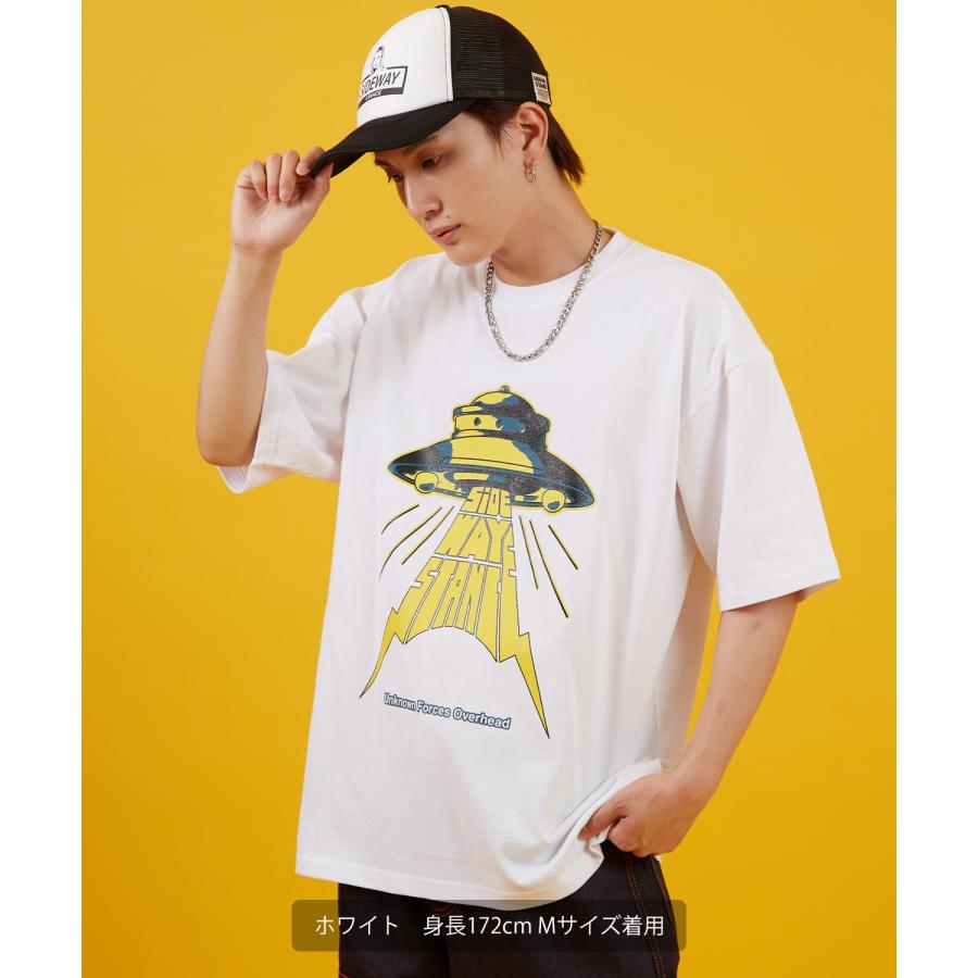 カットソー メンズ SIDEWAY STANCE サイドウェイスタンス 半袖 Tシャツ  UFO プリント アメカジ カジュアル Y2K ストリート 90s レトロ 韓国 | improves | 09