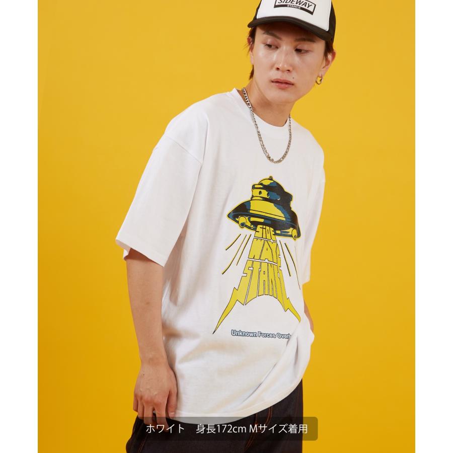 カットソー メンズ SIDEWAY STANCE サイドウェイスタンス 半袖 Tシャツ  UFO プリント アメカジ カジュアル Y2K ストリート 90s レトロ 韓国 | improves | 10