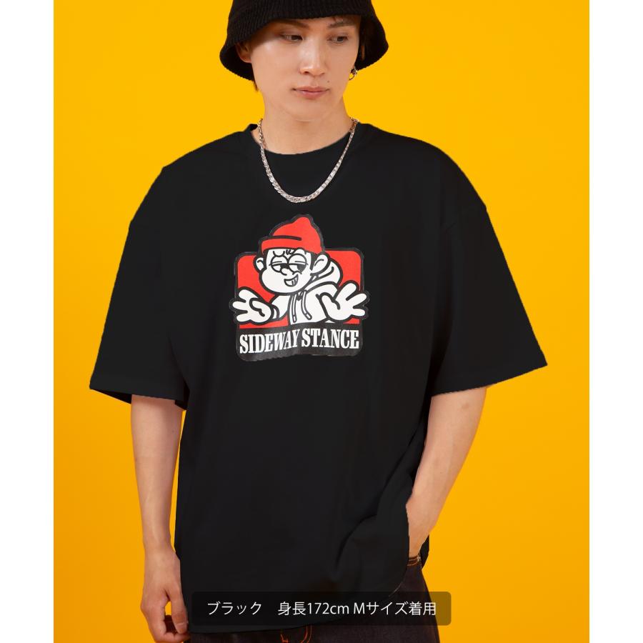 カットソー メンズ  SIDEWAY STANCE サイドウェイスタンス 半袖 Tシャツ ラベル レトロ プリント アメカジ カジュアル Y2K ストリート 90s 韓国ファッション | improves | 03