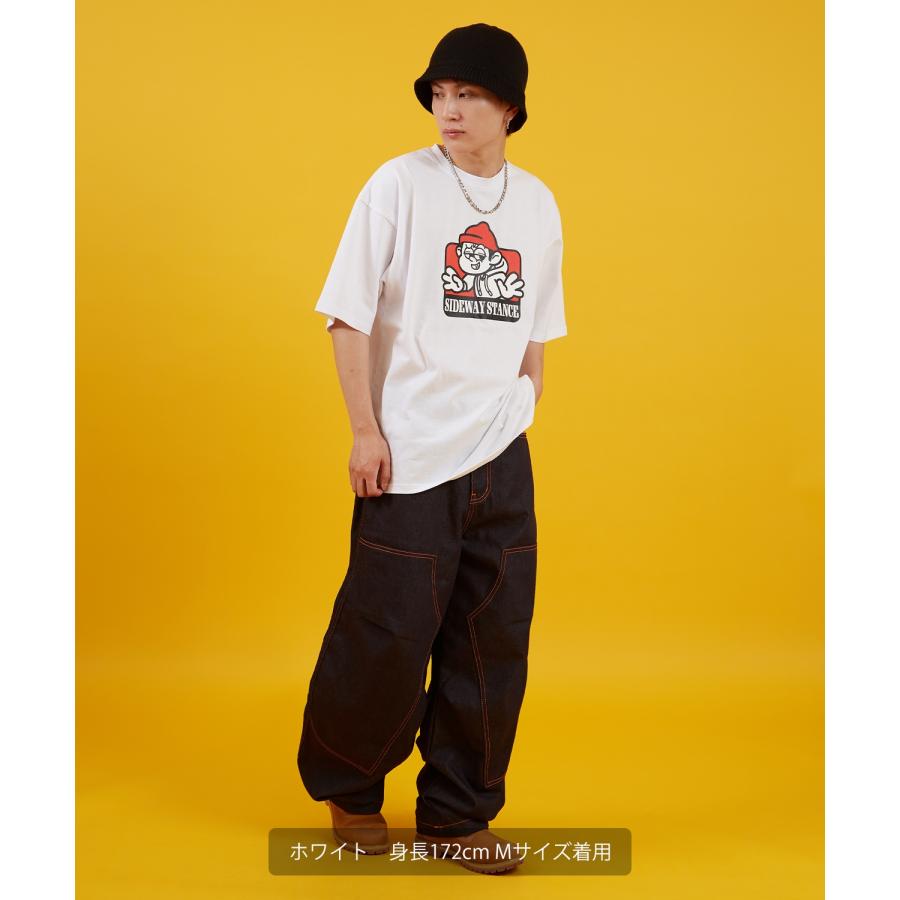 カットソー メンズ  SIDEWAY STANCE サイドウェイスタンス 半袖 Tシャツ ラベル レトロ プリント アメカジ カジュアル Y2K ストリート 90s 韓国ファッション | improves | 07