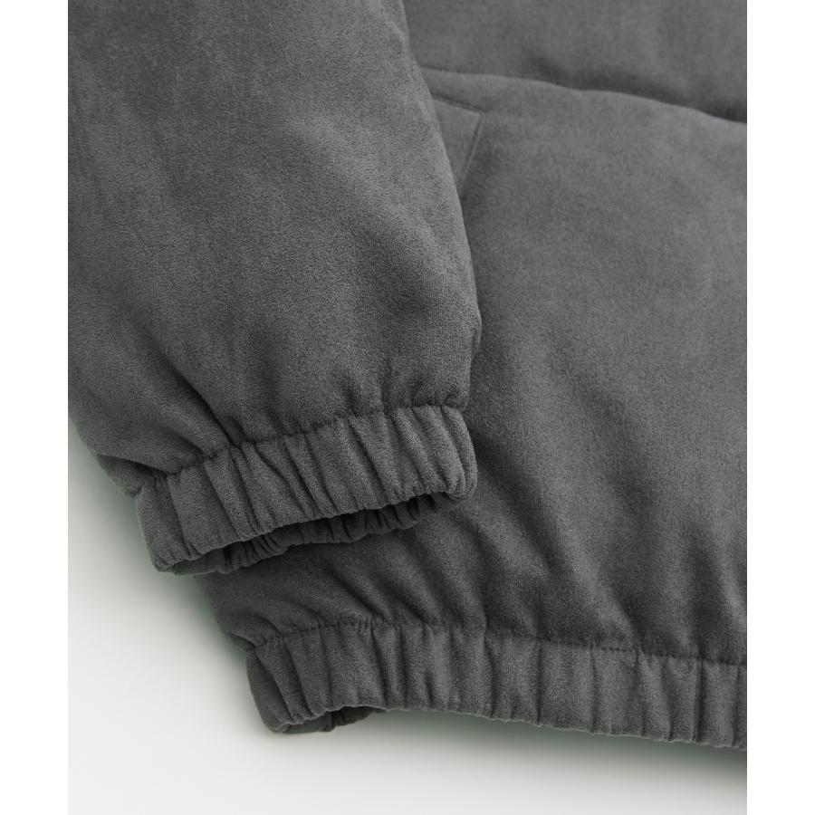 ダウンジャケット メンズ スエードタッチ 中綿 ショートペディン パデッドブルゾン アメカジ カジュアル モード 韓国ファッション 大人カジュアル | improves | 16