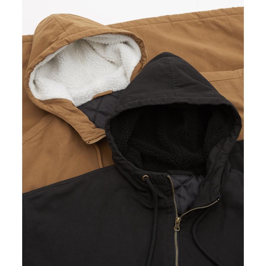 パーカー メンズ ダック ボアライナー ワークジャケット フーディージャケット ブルゾン ウィンドブレーカー アメカジ カジュアル ワーク ストリート スケーター | improves | 15