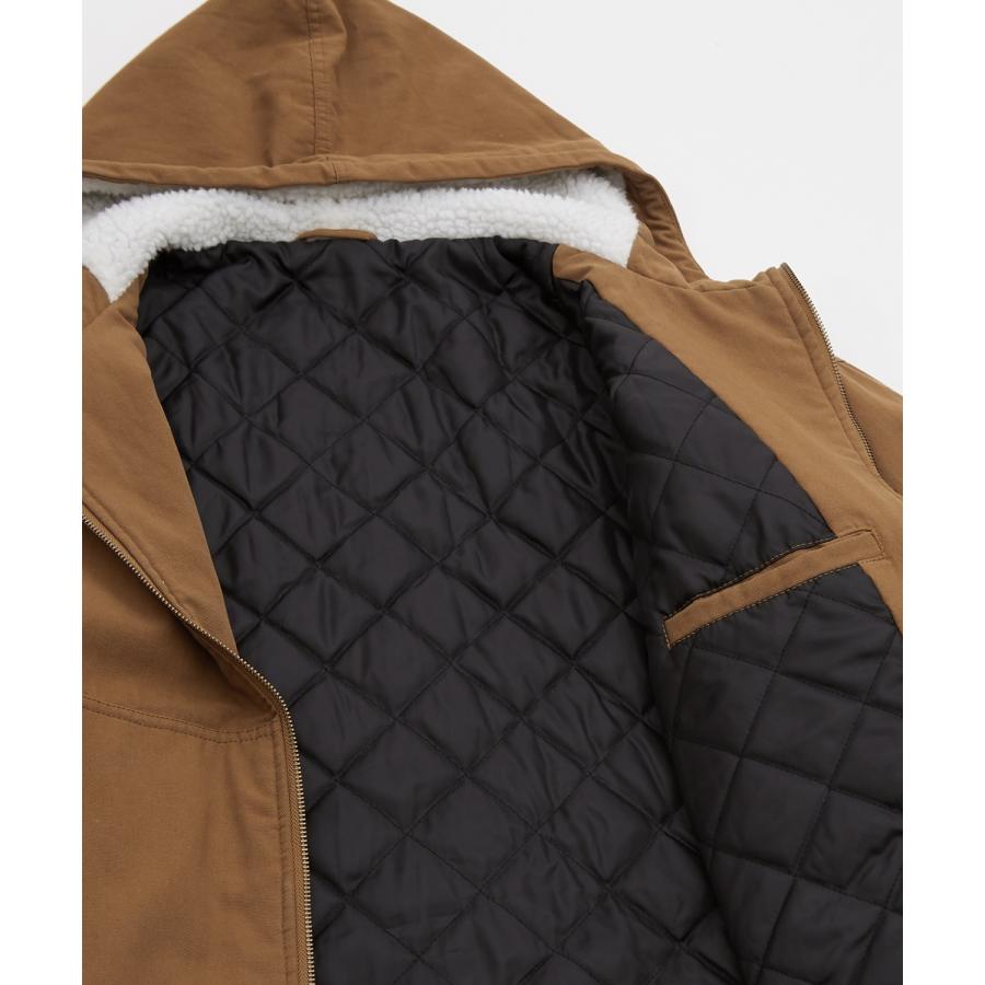 パーカー メンズ ダック ボアライナー ワークジャケット フーディージャケット ブルゾン ウィンドブレーカー アメカジ カジュアル ワーク ストリート スケーター | improves | 21