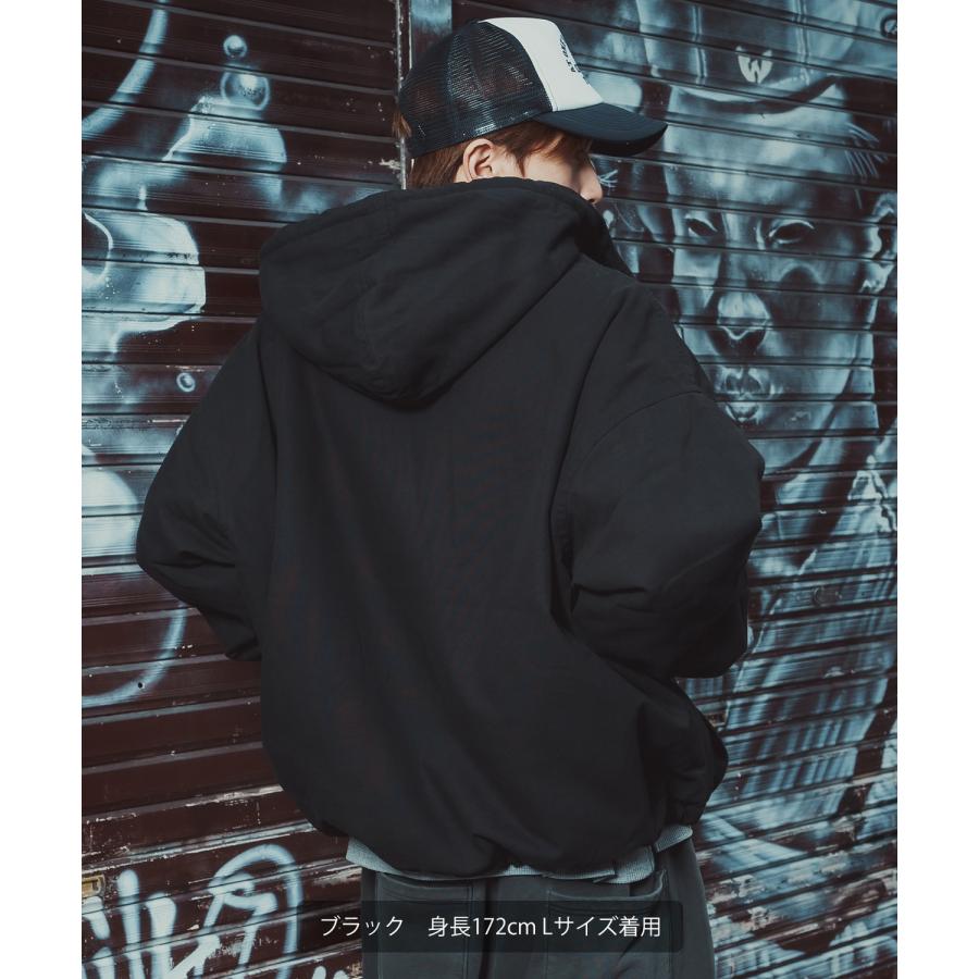 パーカー メンズ ダック ボアライナー ワークジャケット フーディージャケット ブルゾン ウィンドブレーカー アメカジ カジュアル ワーク ストリート スケーター | improves | 05