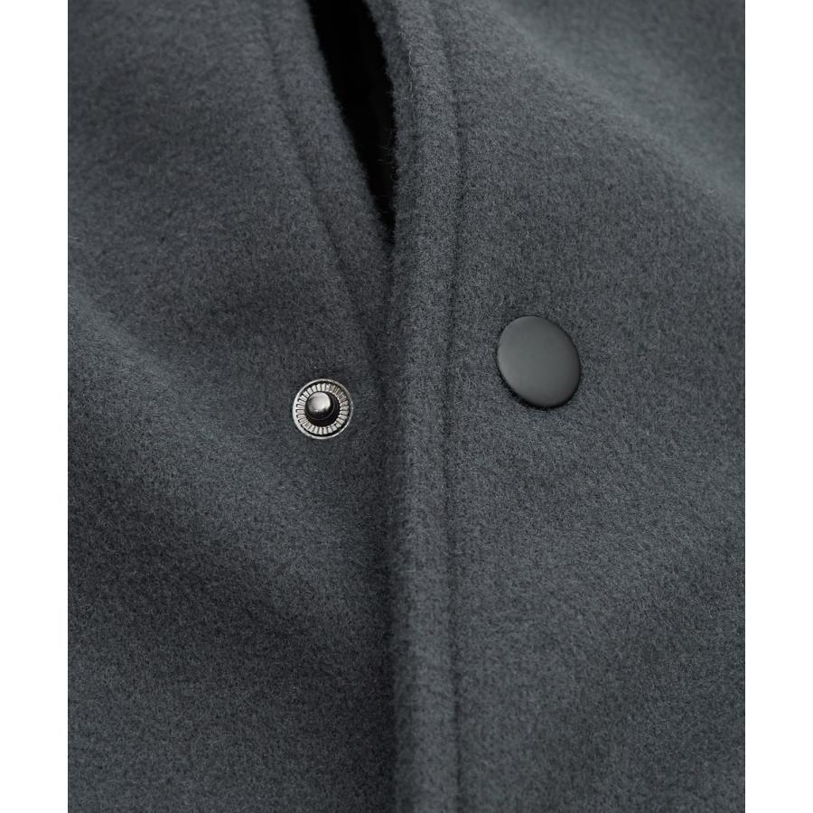 ブルゾン メンズ メルトン PUレザー スタジャン スタジアムジャンパー アメカジ カジュアル スケーター ストリート Y2K 90s 古着MIX 韓国ファッション | improves | 15