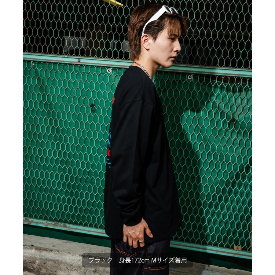 長袖Tシャツ メンズ SIDEWAY STANCE サイドウェイスタンス ロンT カットソー ダウナーベア アメカジ カジュアル Y2K ストリート 90s レトロ 韓国 | improves | 13