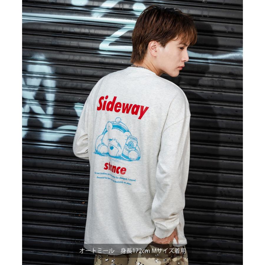長袖Tシャツ メンズ SIDEWAY STANCE サイドウェイスタンス ロンT カットソー ダウナーベア アメカジ カジュアル Y2K ストリート 90s レトロ 韓国 | improves | 17