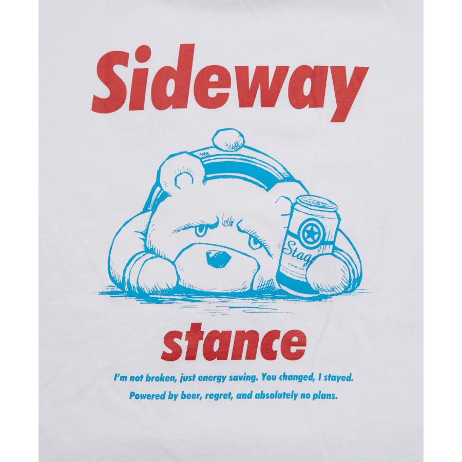 長袖Tシャツ メンズ SIDEWAY STANCE サイドウェイスタンス ロンT カットソー ダウナーベア アメカジ カジュアル Y2K ストリート 90s レトロ 韓国 | improves | 20