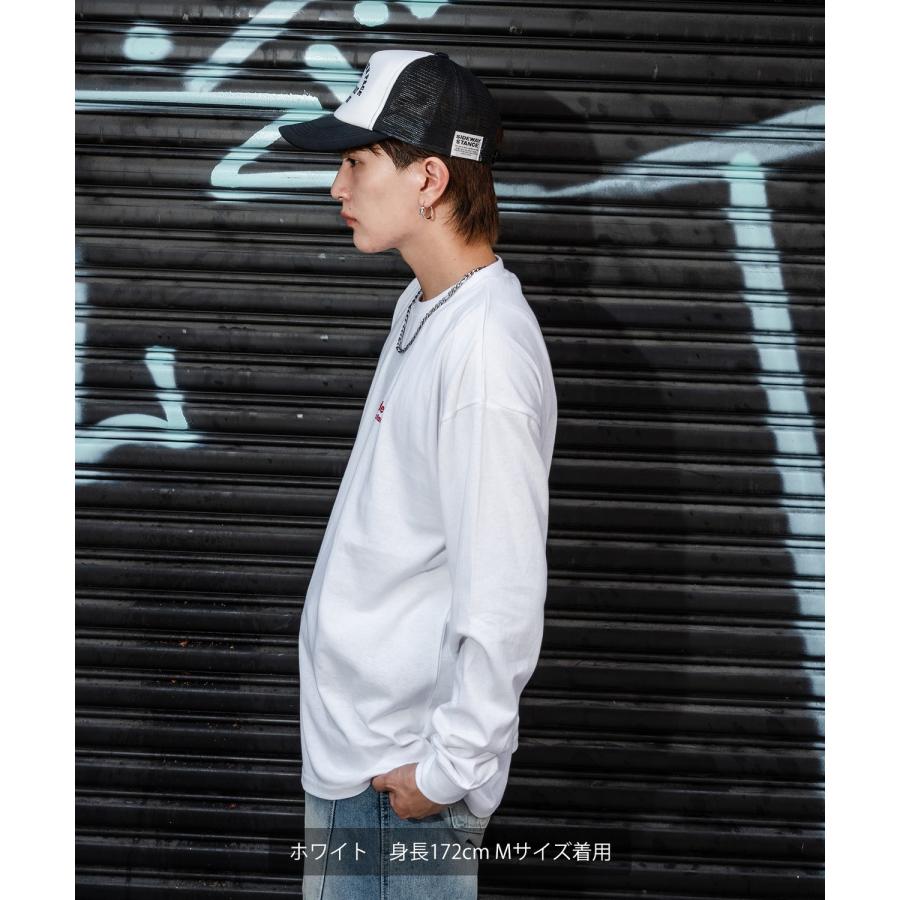 長袖Tシャツ メンズ SIDEWAY STANCE サイドウェイスタンス ロンT カットソー ダウナーベア アメカジ カジュアル Y2K ストリート 90s レトロ 韓国 | improves | 07