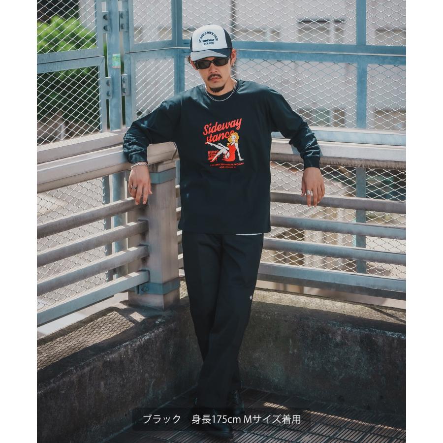 長袖Tシャツ メンズ SIDEWAY STANCE サイドウェイスタンス ロンT カットソー レトロウーマン アメカジ カジュアル Y2K ストリート 90s レトロ 韓国ファッション | improves | 14