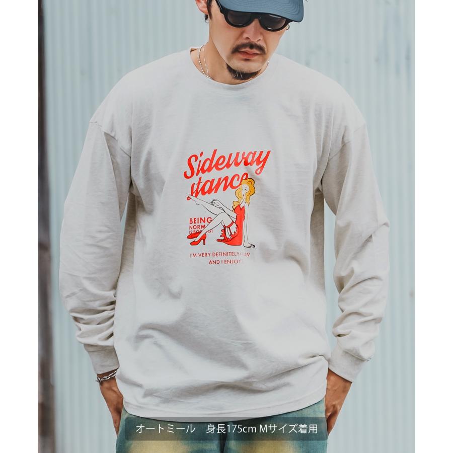 長袖Tシャツ メンズ SIDEWAY STANCE サイドウェイスタンス ロンT カットソー レトロウーマン アメカジ カジュアル Y2K ストリート 90s レトロ 韓国ファッション | improves | 17