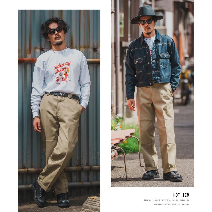 長袖Tシャツ メンズ SIDEWAY STANCE サイドウェイスタンス ロンT カットソー レトロウーマン アメカジ カジュアル Y2K ストリート 90s レトロ 韓国ファッション | improves | 11