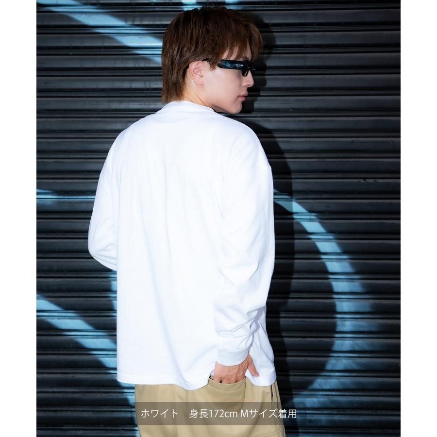 長袖Tシャツ メンズ SIDEWAY STANCE サイドウェイスタンス ロンT カットソー タイポアップル アメカジ カジュアル Y2K ストリート 90s レトロ 韓国ファッション | improves | 04