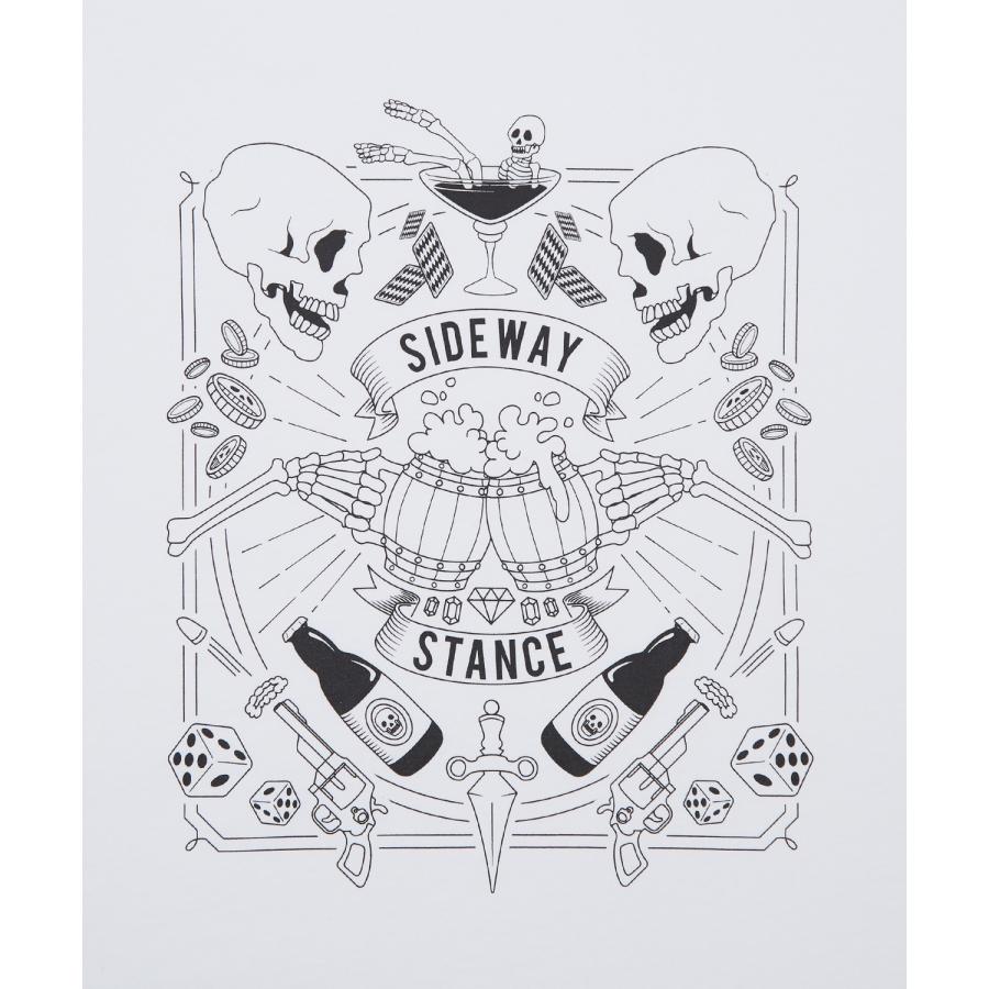 長袖Tシャツ メンズ SIDEWAY STANCE サイドウェイスタンス ロンT カットソー ドランクスカル アメカジ カジュアル Y2K ストリート 90s  韓国ファッション | improves | 18