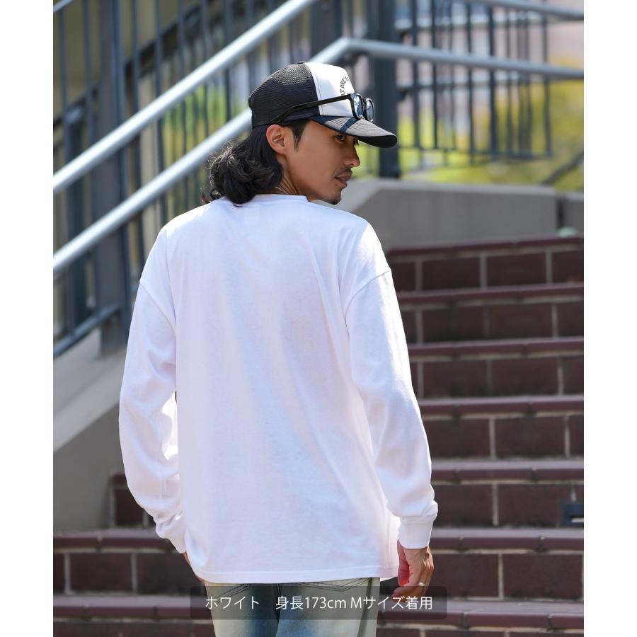 長袖Tシャツ メンズ SIDEWAY STANCE サイドウェイスタンス ロンT カットソー ドランクスカル アメカジ カジュアル Y2K ストリート 90s  韓国ファッション | improves | 06