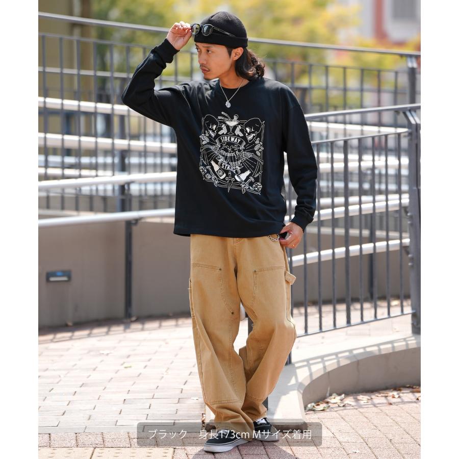 長袖Tシャツ メンズ SIDEWAY STANCE サイドウェイスタンス ロンT カットソー ドランクスカル アメカジ カジュアル Y2K ストリート 90s  韓国ファッション | improves | 12