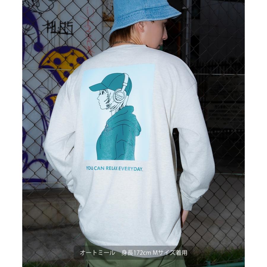 長袖Tシャツ メンズ SIDEWAY STANCE サイドウェイスタンス ロンT カットソー チルガール アメカジ カジュアル Y2K ストリート 90s  韓国ファッション | improves | 13