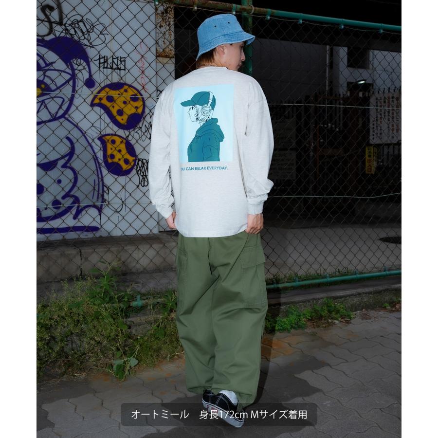 長袖Tシャツ メンズ SIDEWAY STANCE サイドウェイスタンス ロンT カットソー チルガール アメカジ カジュアル Y2K ストリート 90s  韓国ファッション | improves | 17