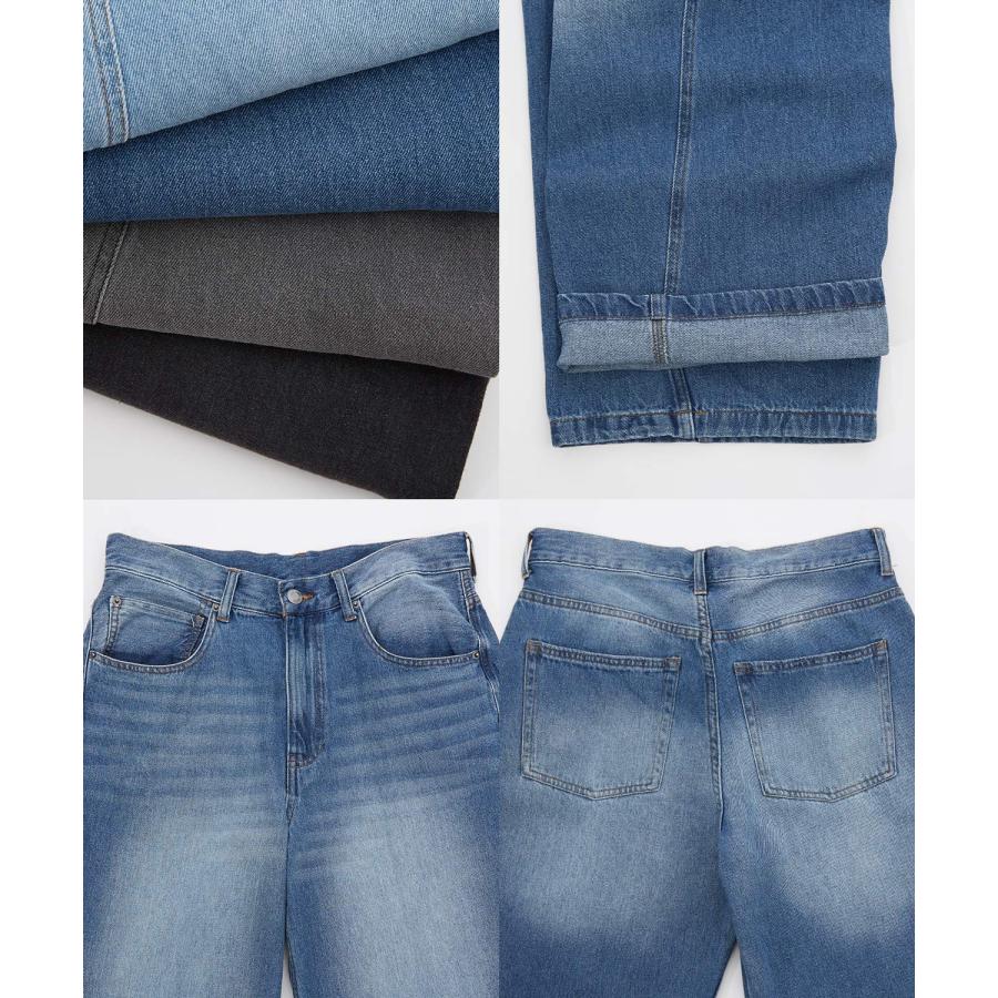 ジーンズ メンズ デニムパンツ ワイドパンツ フレアパンツ ビッグシルエット カジュアル アメカジ ストリート 韓国ファッション | improves | 22