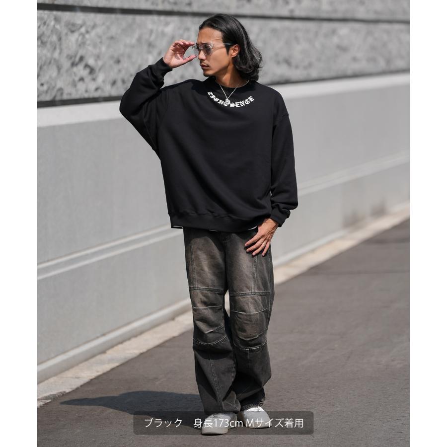 トレーナー メンズ SIDEWAY STANCE サイドウェイスタンス アーチロゴ プリント 裏毛 スウェット フーディー カジュアル Y2K ストリート 90s古着MIX 韓国 | improves | 16