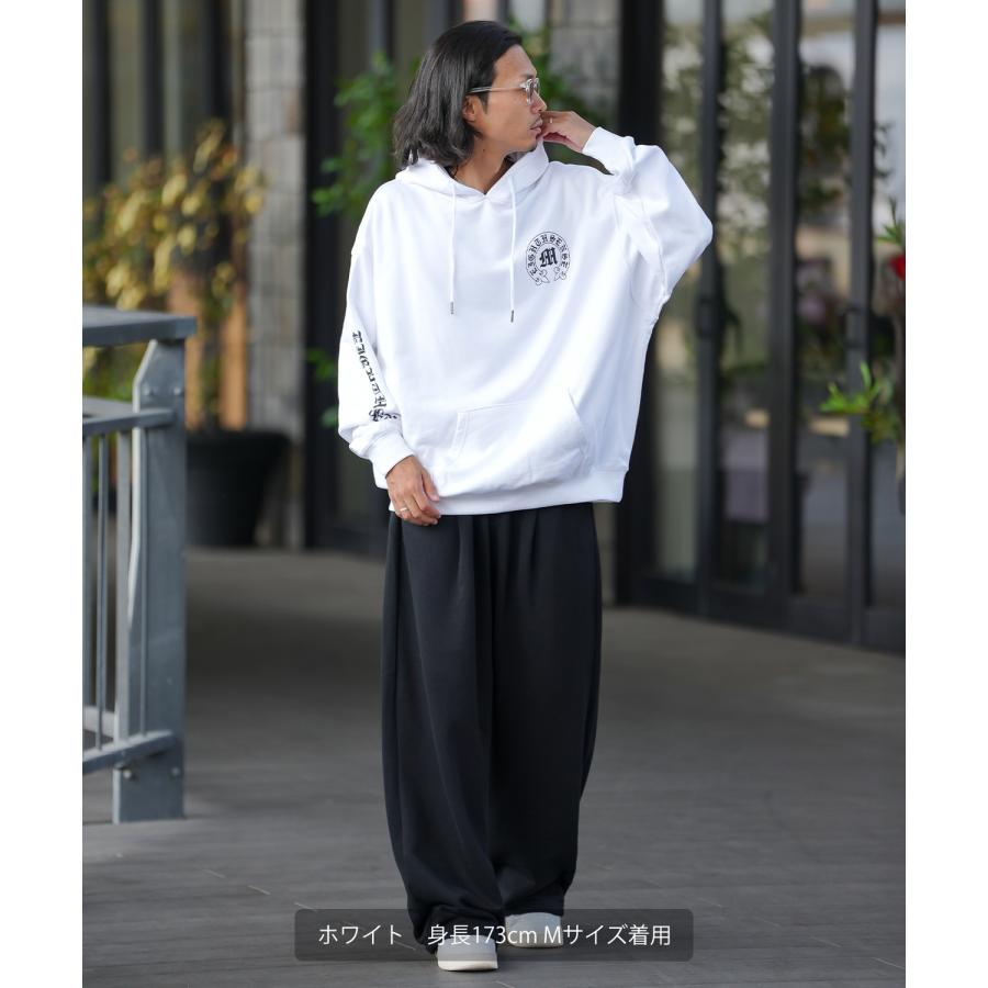 パーカー メンズ SIDEWAY STANCE サイドウェイスタンス サークルロゴ アームロゴ 裏毛 スウェット フーディー カジュアル Y2K ストリート 90s古着MIX 韓国 | improves | 14