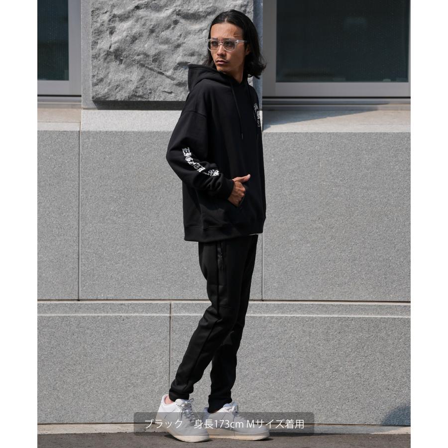 パーカー メンズ SIDEWAY STANCE サイドウェイスタンス サークルロゴ アームロゴ 裏毛 スウェット フーディー カジュアル Y2K ストリート 90s古着MIX 韓国 | improves | 07