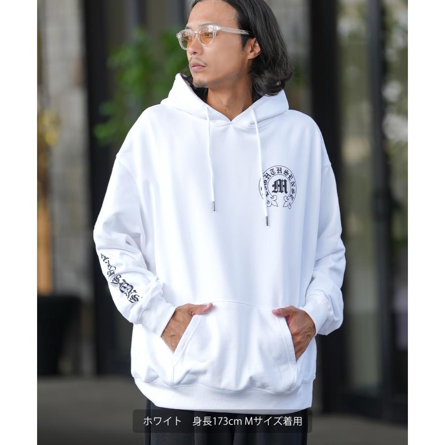 パーカー メンズ SIDEWAY STANCE サイドウェイスタンス サークルロゴ アームロゴ 裏毛 スウェット フーディー カジュアル Y2K ストリート 90s古着MIX 韓国 | improves | 11