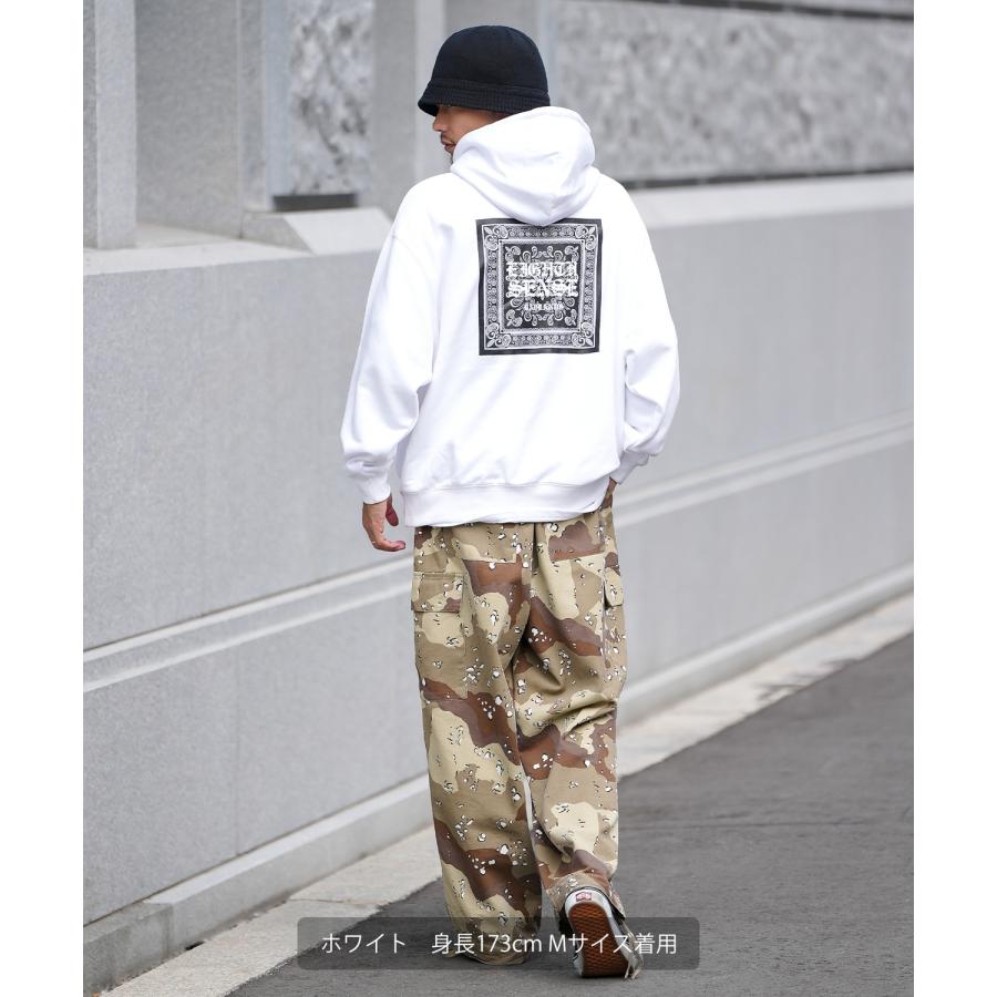 パーカー メンズ SIDEWAY STANCE サイドウェイスタンス バンダナ バックプリント 裏毛 スウェット フーディー カジュアル Y2K ストリート 90s古着MIX 韓国 | improves | 17