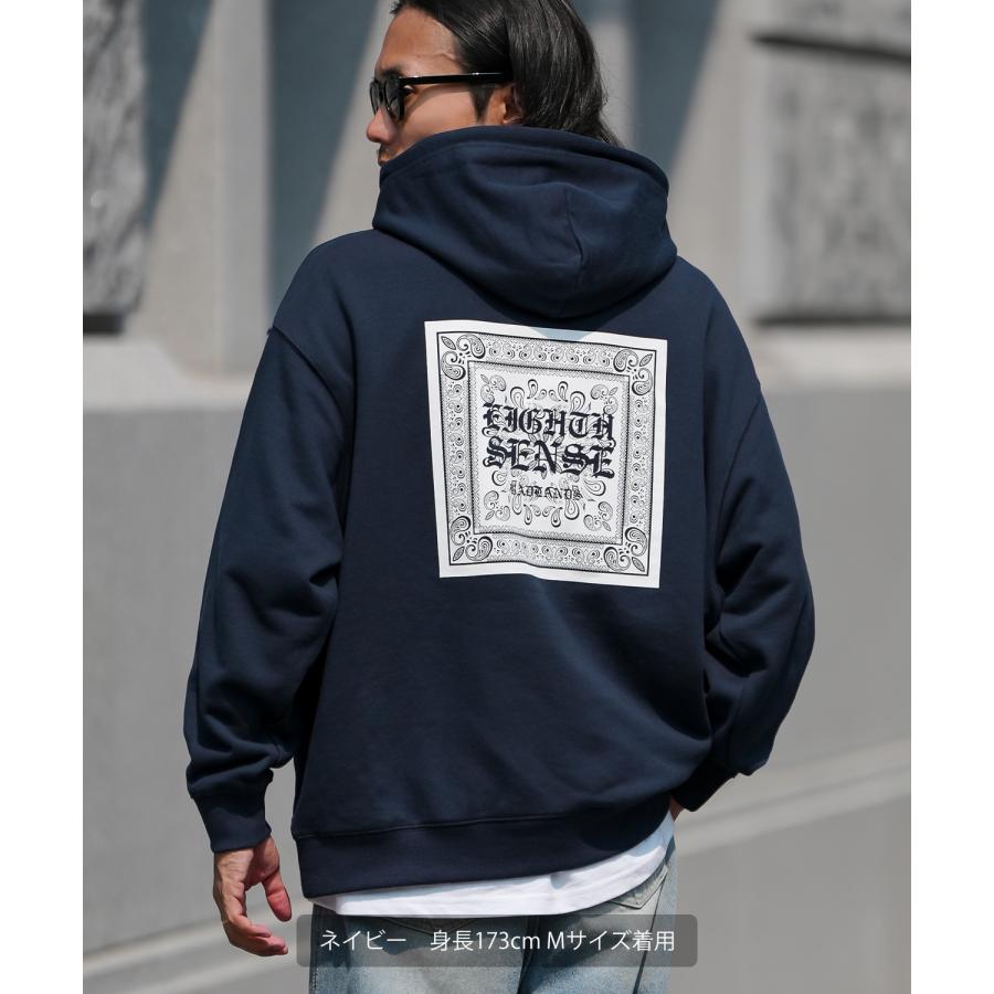 パーカー メンズ SIDEWAY STANCE サイドウェイスタンス バンダナ バックプリント 裏毛 スウェット フーディー カジュアル Y2K ストリート 90s古着MIX 韓国 | improves | 08