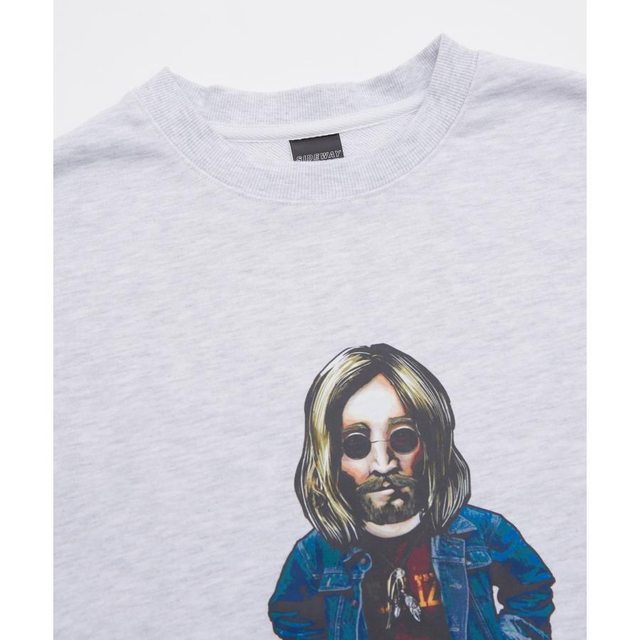 トレーナー メンズ SIDEWAY STANCE サイドウェイスタンス 裏毛 スウェットトレーナー アーティストプリント アメカジ ストリート カジュアル 韓国 古着 | improves | 15