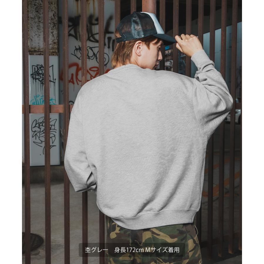 トレーナー メンズ SIDEWAY STANCE サイドウェイスタンス 裏毛 スウェットトレーナー アーティストプリント アメカジ ストリート カジュアル 韓国 古着 | improves | 10