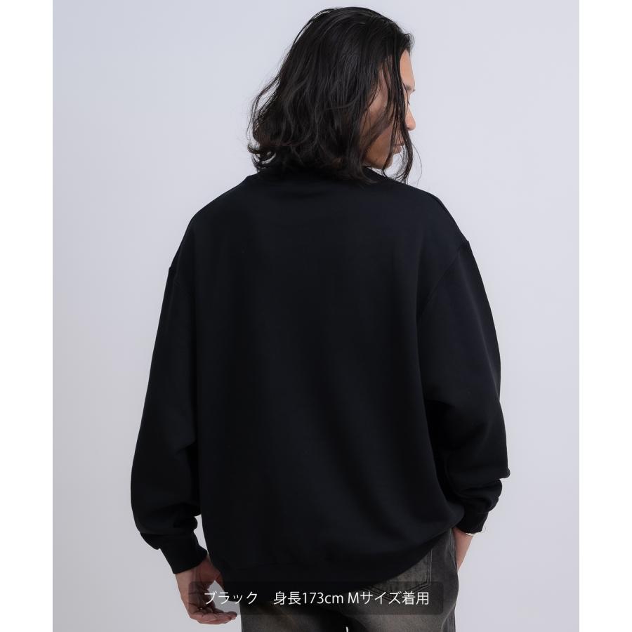 トレーナー メンズ SIDEWAY STANCE サイドウェイスタンス 裏毛 スウェットトレーナー シガレットプリント アメカジ ストリート カジュアル 韓国 古着 | improves | 05