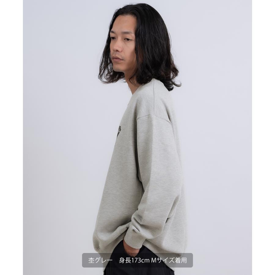 トレーナー メンズ SIDEWAY STANCE サイドウェイスタンス 裏毛 スウェットトレーナー シガレットプリント アメカジ ストリート カジュアル 韓国 古着 | improves | 11