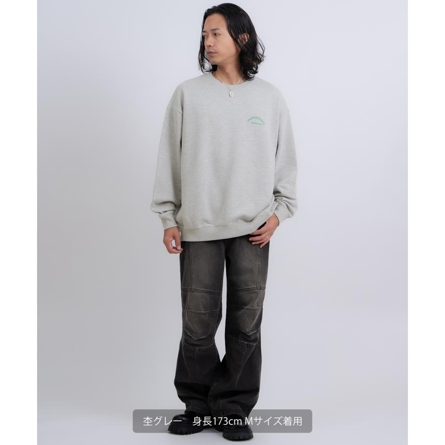 トレーナー メンズ SIDEWAY STANCE サイドウェイスタンス 裏毛 スウェットトレーナー スパイダースカル アメカジ ストリート カジュアル 韓国 古着 | improves | 14