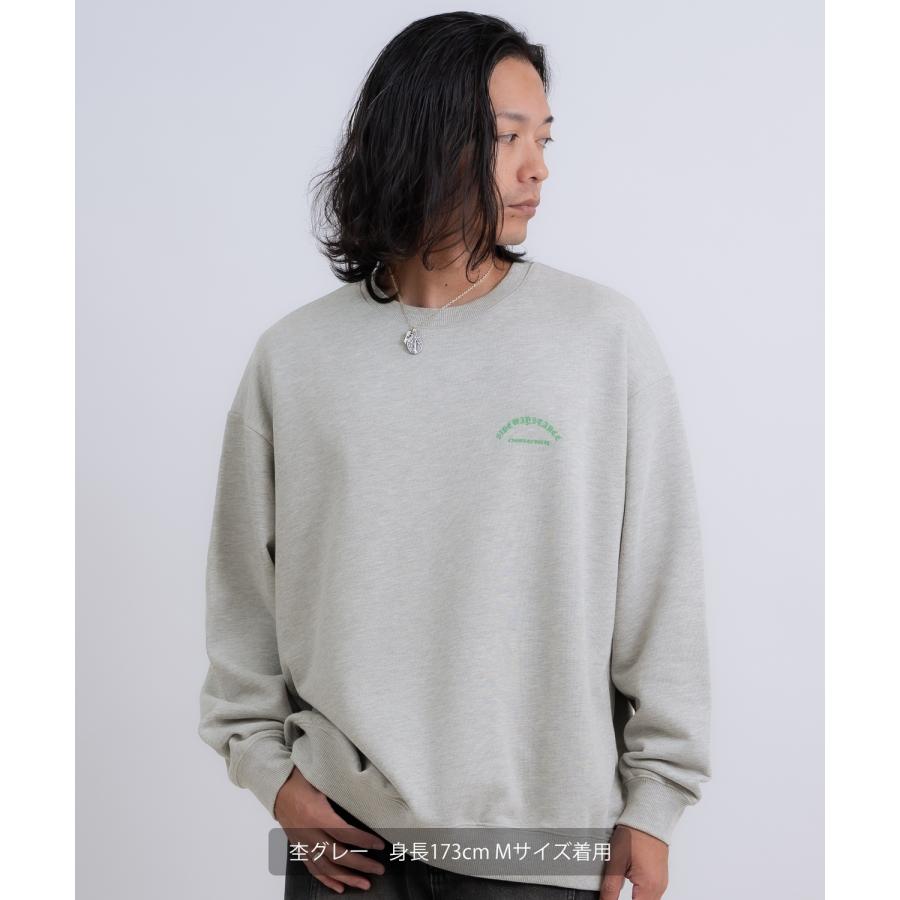 トレーナー メンズ SIDEWAY STANCE サイドウェイスタンス 裏毛 スウェットトレーナー スパイダースカル アメカジ ストリート カジュアル 韓国 古着 | improves | 12