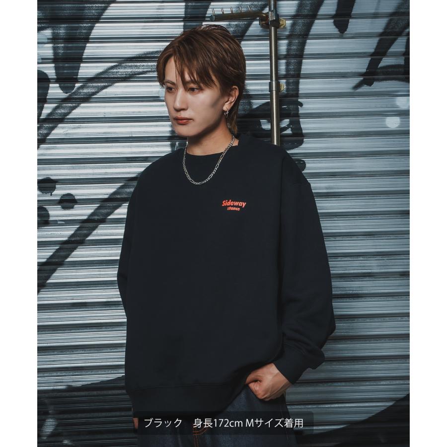 トレーナー メンズ SIDEWAY STANCE サイドウェイスタンス 裏毛 スウェットトレーナー ダウナーベアプリント アメカジ ストリート カジュアル 韓国 古着 | improves | 06