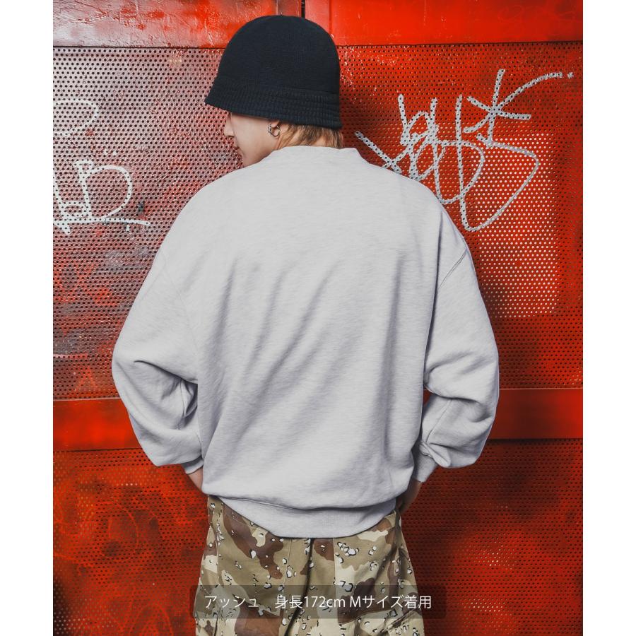 トレーナー メンズ SIDEWAY STANCE サイドウェイスタンス 裏毛 スウェットトレーナー 90s漫画プリント アメカジ ストリート カジュアル 韓国 古着 | improves | 13