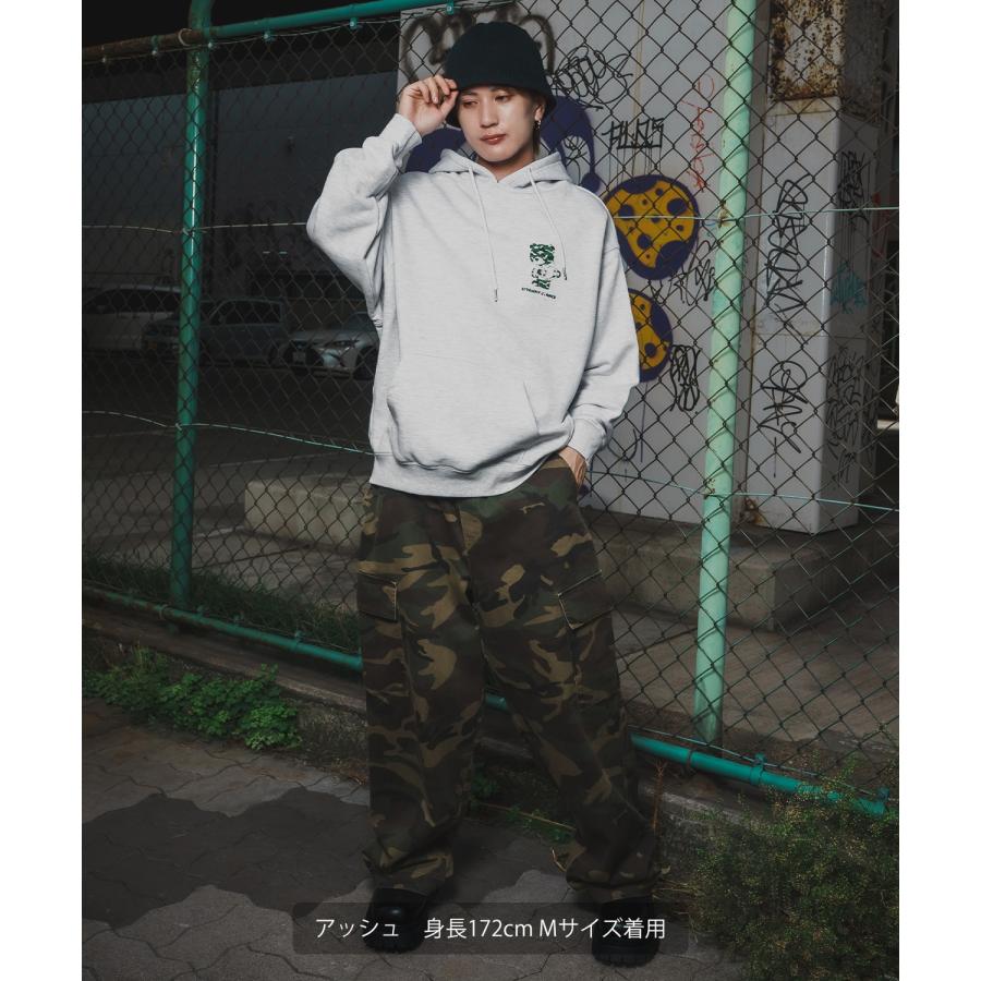 パーカー メンズ SIDEWAY STANCE サイドウェイスタンス カモフラベアプリント 裏毛 スウェット フーディー カジュアル Y2K ストリート 90s古着MIX 韓国 | improves | 14