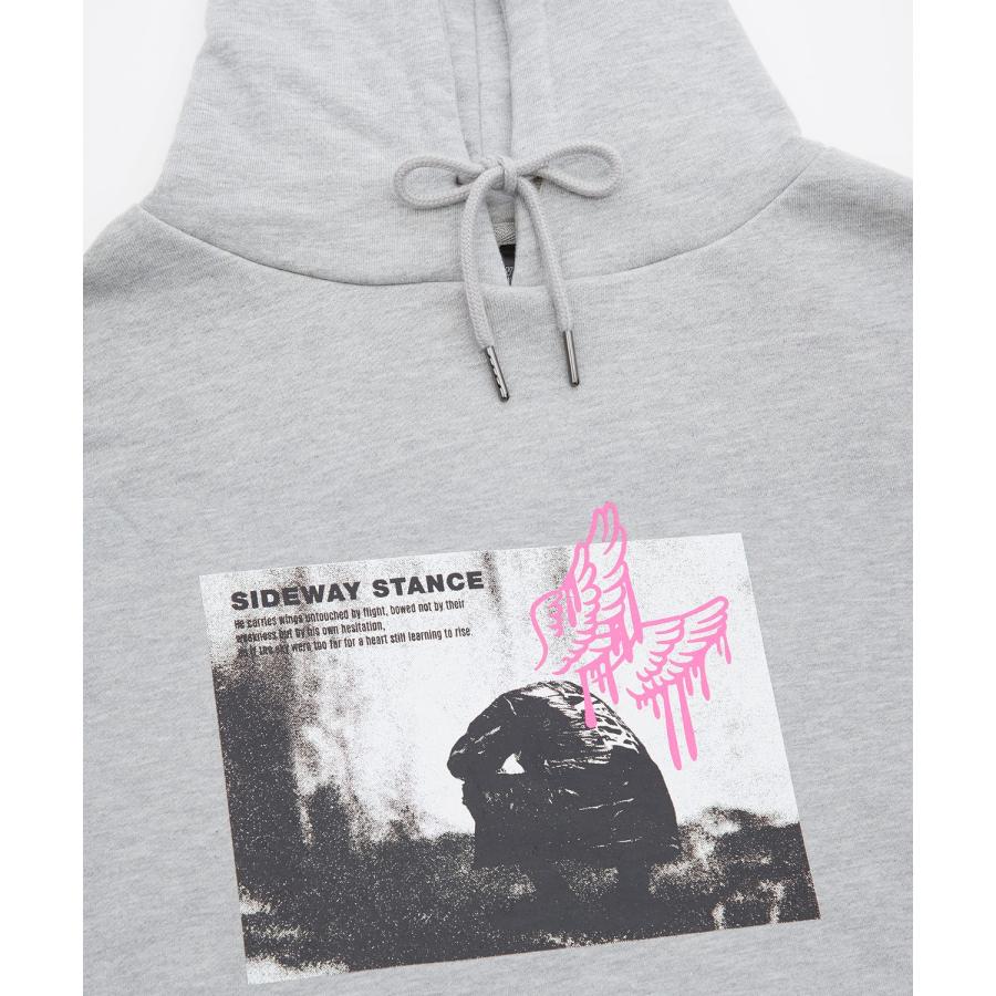 パーカー メンズ SIDEWAY STANCE サイドウェイスタンス フォトプリント 裏毛 スウェット フーディー カジュアル Y2K ストリート 90s古着MIX 韓国 | improves | 17