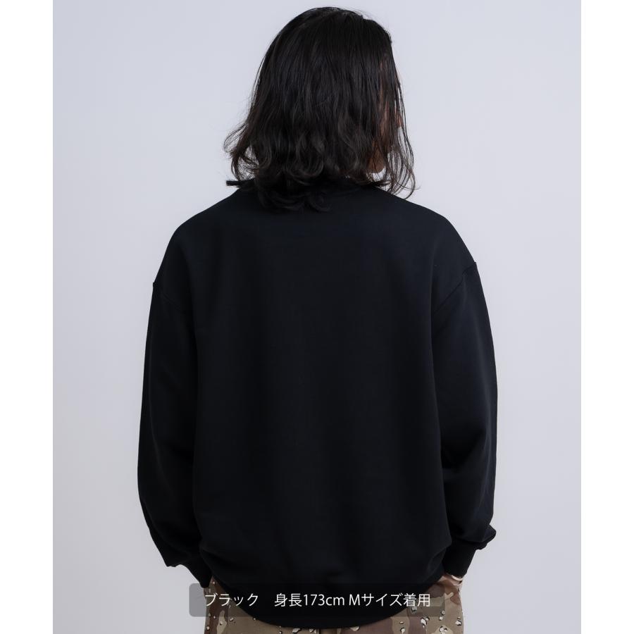 トレーナー メンズ SIDEWAY STANCE サイドウェイスタンス 裏毛 スウェットトレーナー レトロウーマン アメカジ ストリート カジュアル 韓国 古着 | improves | 05