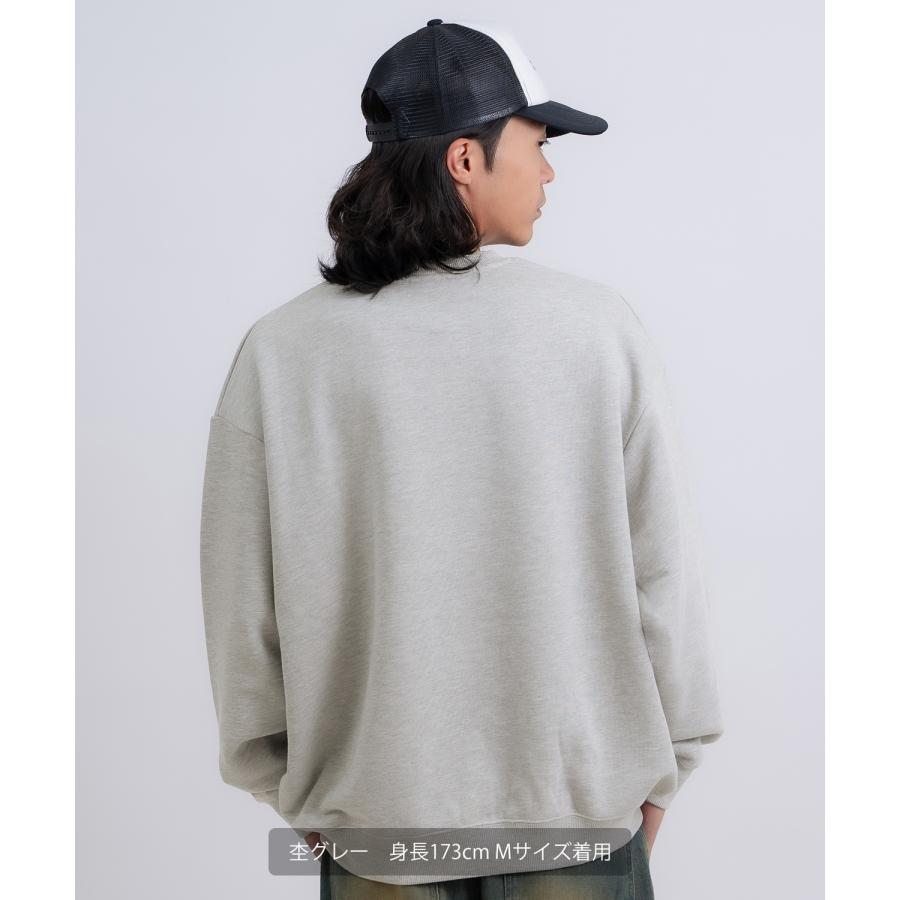 トレーナー メンズ SIDEWAY STANCE サイドウェイスタンス 裏毛 スウェットトレーナー レトロウーマン アメカジ ストリート カジュアル 韓国 古着 | improves | 12