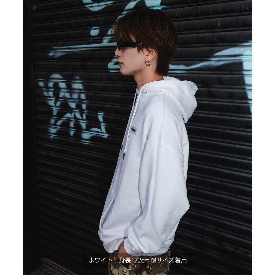 パーカー メンズ SIDEWAY STANCE サイドウェイスタンス シリコンラベルワッペン 裏毛 スウェット フーディー カジュアル Y2K ストリート 90s古着MIX 韓国 | improves | 11