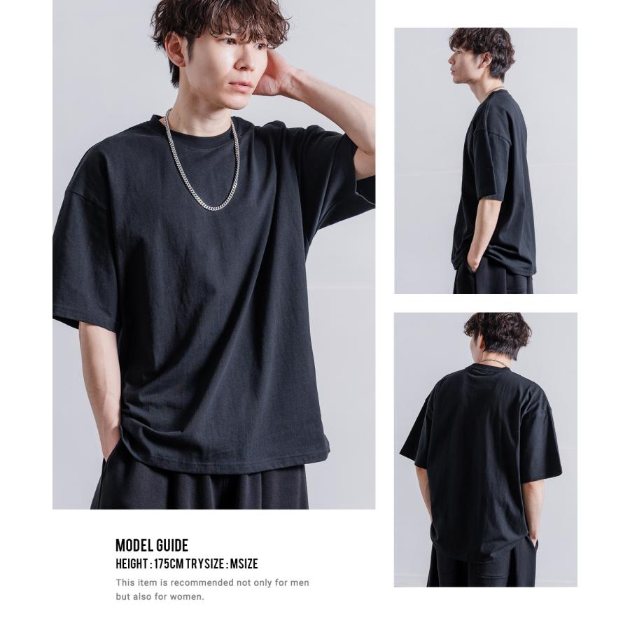 Tシャツ メンズ SIDEWAY STANCE サイドウェイスタンス 無地 半袖 カットソー 大きめ アメカジ カジュアル スケーター ストリート 古着MIX 韓国ファッション | improves | 08