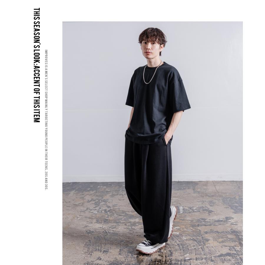 Tシャツ メンズ SIDEWAY STANCE サイドウェイスタンス 無地 半袖 カットソー 大きめ アメカジ カジュアル スケーター ストリート 古着MIX 韓国ファッション | improves | 09