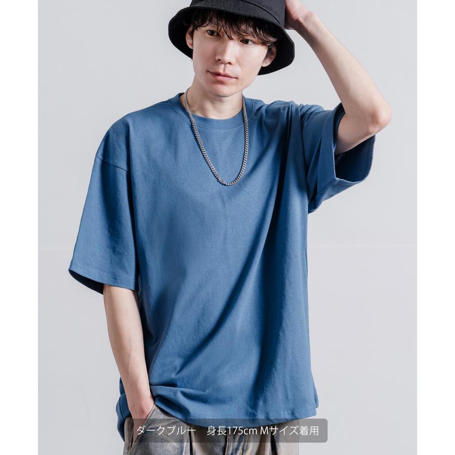 Tシャツ メンズ SIDEWAY STANCE サイドウェイスタンス 無地 半袖 カットソー 大きめ アメカジ カジュアル スケーター ストリート 古着MIX 韓国ファッション | improves | 14