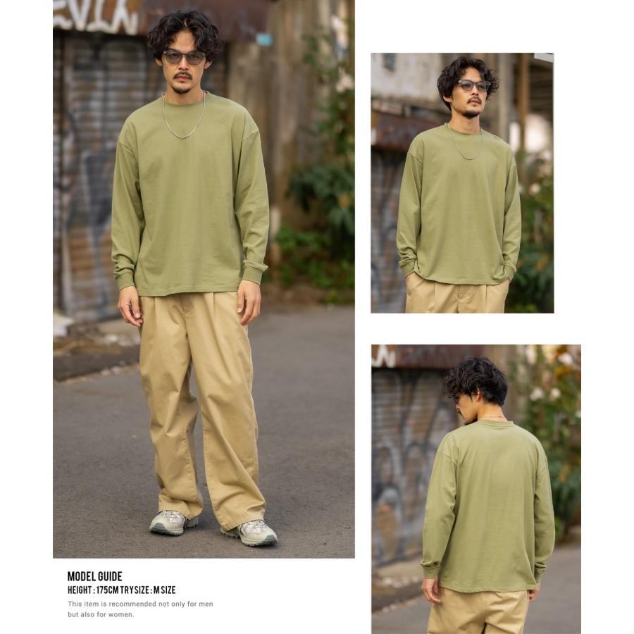Tシャツ メンズ SIDEWAY STANCE サイドウェイスタンス 無地 ロンT カットソー 大きめ アメカジ カジュアル スケーター ストリート 古着MIX 韓国ファッション | improves | 10