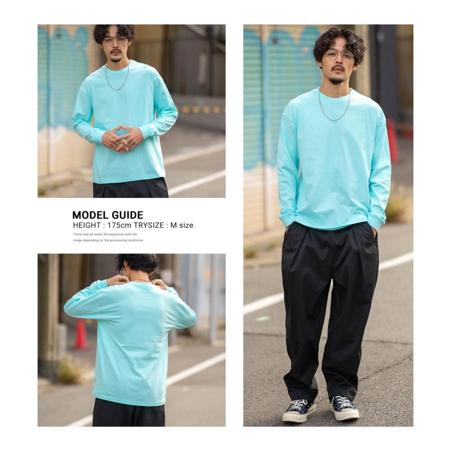 Tシャツ メンズ SIDEWAY STANCE サイドウェイスタンス 無地 ロンT カットソー 大きめ アメカジ カジュアル スケーター ストリート 古着MIX 韓国ファッション | improves | 16