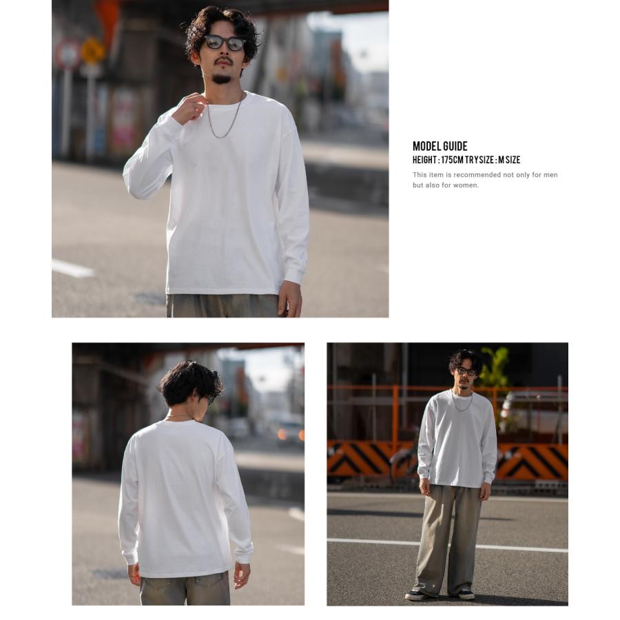 Tシャツ メンズ SIDEWAY STANCE サイドウェイスタンス 無地 ロンT カットソー 大きめ アメカジ カジュアル スケーター ストリート 古着MIX 韓国ファッション | improves | 02